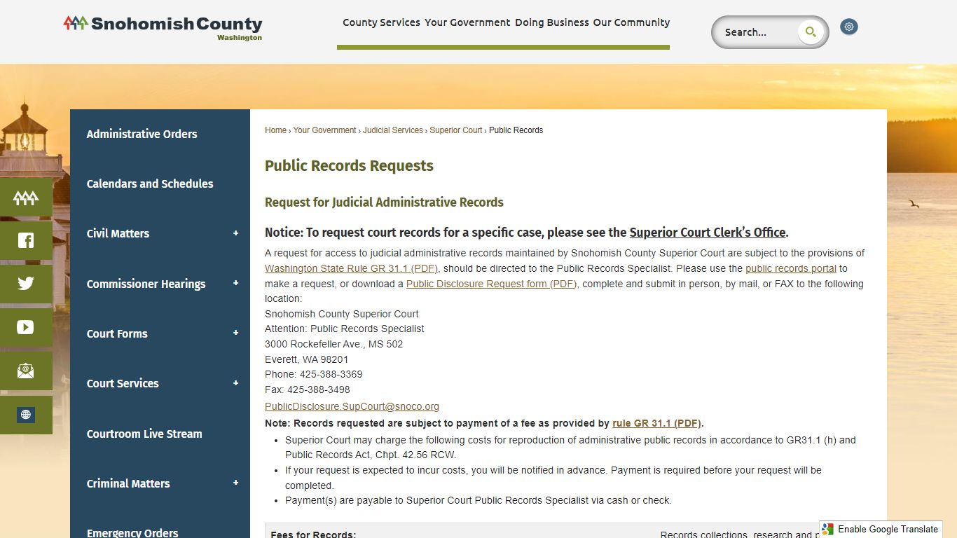 Public Records Requests | Snohomish County, WA - Official Website